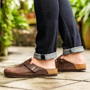 BIRKENSTOCK Boston tobacco oiled leather clogs 46 US men 13 new /no box